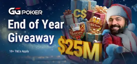 ,000,000 End of 2025 Giveaway on GGPoker