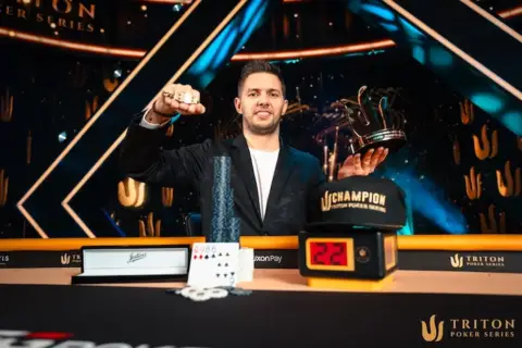 Matthias Eibinger Takes Down Triton K PLO for .57 Million at WSOP Paradise