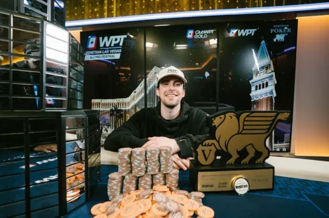 25-Year-Old Poker Pro Wins WPT Venetian Las Vegas Spring Championship For 8,700
