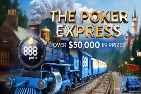 Jump on the 888poker Ontario Poker Express; K+ in Prizes
