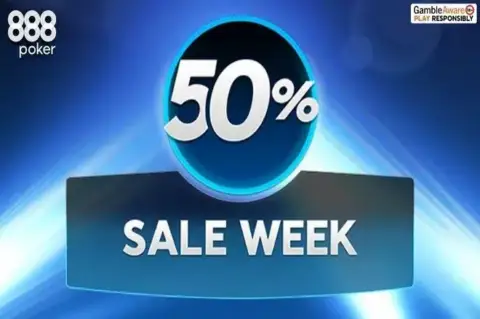Save Up To 50% on Tournament Buy-ins During 888poker’ Sale Week