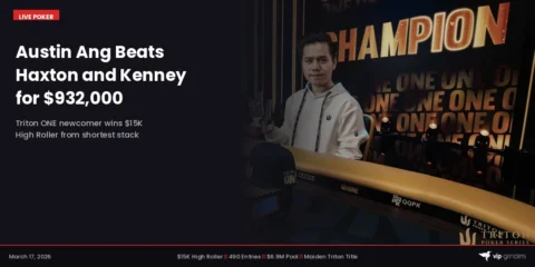 Austin Ang Beats Haxton and Kenney to Win K Triton ONE High Roller