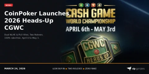 CoinPoker Announces 2026 Heads-Up Cash Game World Championship