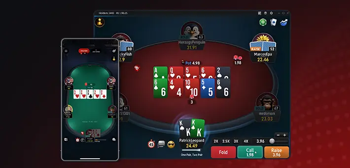 CoinPoker new app desktop and mobile client 2026 CoinPoker new app interface on desktop and mobile March 2026