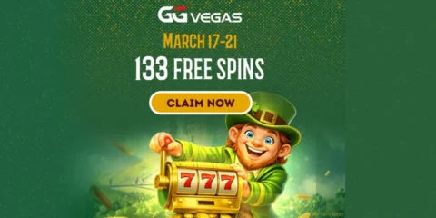 GGVegas St. Patrick’s Day 2026: 133 Free Spins on Deposit (March 17 to 21)