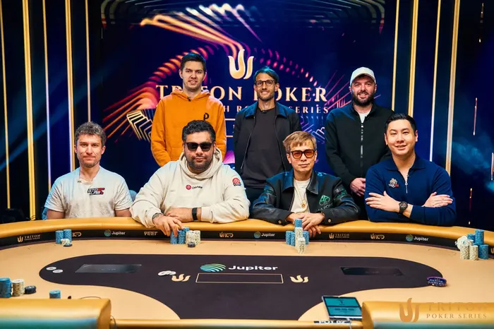 Triton Jeju $30K PLO/NLH Mix final table players Final table players at the $30,000 PLO/NLH Mixed event at Triton Super High Roller Series Jeju 2026