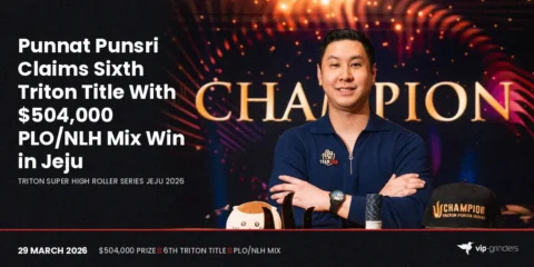 Punnat Punsri Claims Sixth Triton Title With 4,000 PLO/NLH Mix Win in Jeju