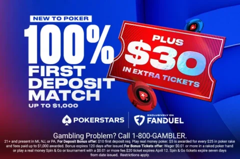 Everything to Know About the PokerStars Exclusively on FanDuel Welcome Bonus