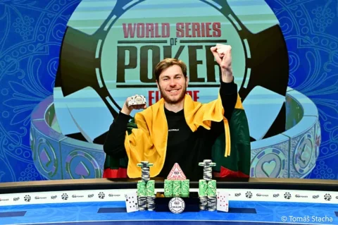 Marius Kudzmanas Cracks Kings With 6-7 to Win Historic WSOPE Main Event