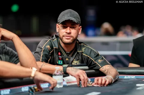 Neymar Bubbles the PokerStars Titans and Finishes Second in the K High Roller