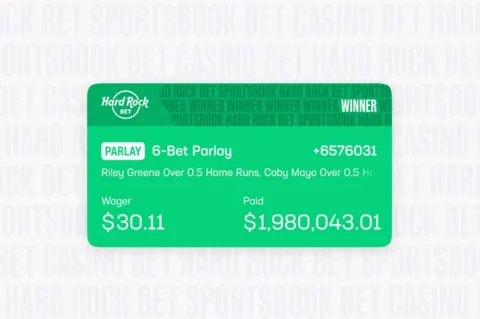 One Lucky Hard Rock Bet Player Turns  Into Almost  Million