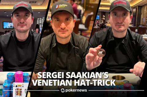 Sergei Saakian Claims 3 Titles in 5 Days at 2026 Venetian March DeepStack Showdown