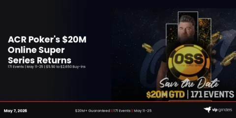 ACR Poker’s M Online Super Series Returns May 11 With 171 Events