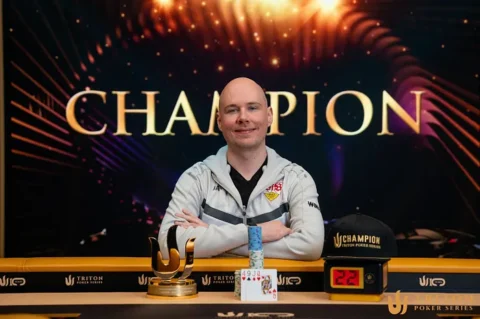 Persistent Tobias Schwecht Turns Huge Chip Lead Into First Triton Title and 5,000