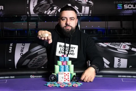 Daniel Aharoni Thought He Was Out, Then Won 1,287 in the WSOP Big O