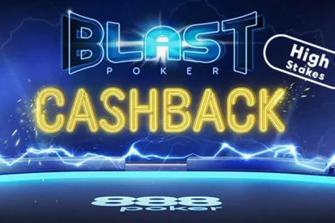 Do You Play High Stakes BLAST Games at 888poker? How Does 40% Rakeback Sound?