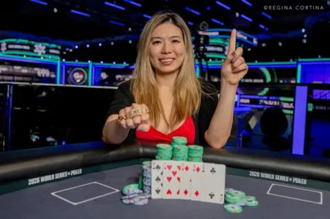 History-Maker Michelle Chins the Competition to Win Maiden WSOP Bracelet