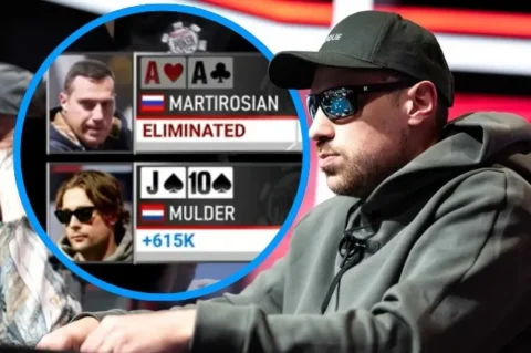 Martirosian’s Aces Cracked TWICE to Bubble 100K High Roller