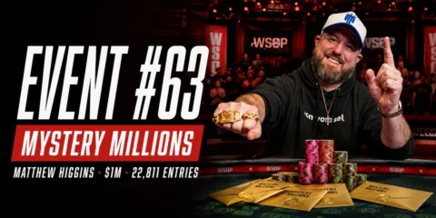 Matthew Higgins Wins WSOP Mystery Millions for ,000,000