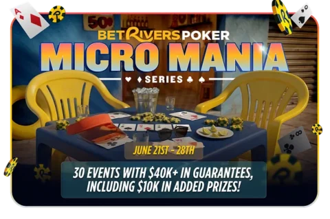 Weeklong BetRivers Micro Mania is Happening Now! 30 Events with K+ in Guarantees