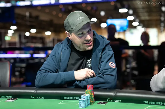 Artur Martirosian at the WSOP 2026 $100K High Roller PLO final table Artur Martirosian in action at the WSOP 2026 $100,000 High Roller PLO final table
