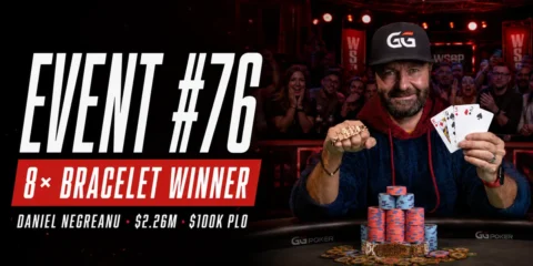 Daniel Negreanu Wins Eighth WSOP Bracelet in 0K High Roller PLO