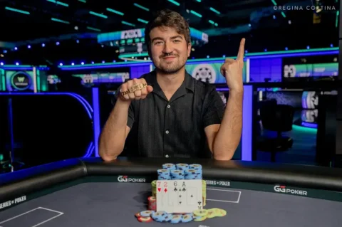 Dzmitry Urbanovich Wins First Bracelet in Event #80: k 8-Game Mix