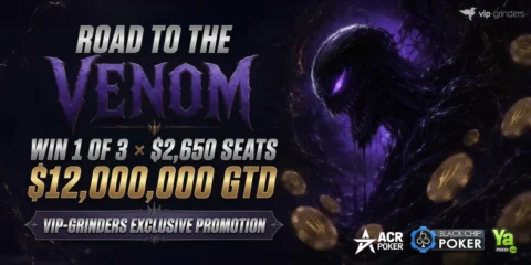 Road to the Venom: Win a ,650 Seat to ACR’s ,000,000 GTD Tournament