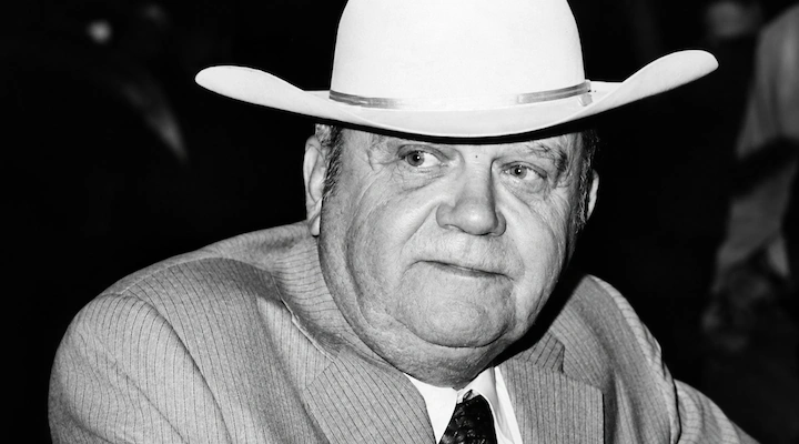 Benny Binion, founder of the World Series of Poker at Binion's Horseshoe in Las Vegas