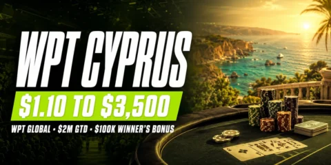 WPT Cyprus 2026 Satellites: Win Your ,500 Seat from .10