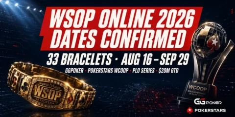 WSOP Online 2026 Dates Confirmed as WCOOP Lands in the Same Month