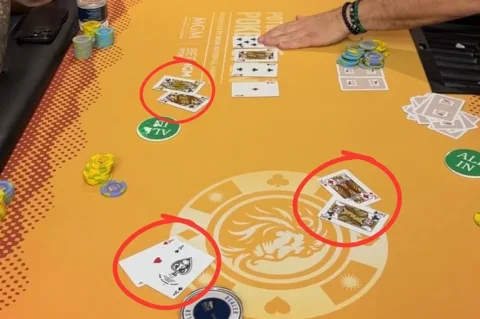 Aces vs Kings vs Queens Cooler in Poker Tournament, But Can Aces Hold?