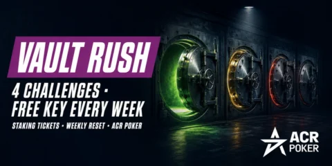 ACR Poker Vault Rush: Free Weekly Keys and Mystery Rewards