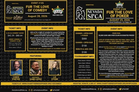 CSOP Raising Money for Homeless Pets With Comedy Night and Poker Tournament