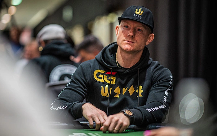 Jason Koon playing a Triton Super High Roller Series event, the tour where he has won a record 12 titles