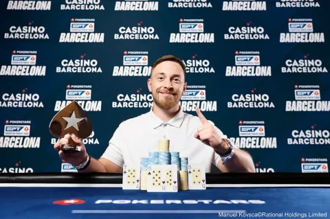 Latvian Ace Wins the €10,250 PLO Event For €303K at EPT Barcelona