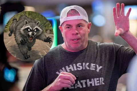 Poker Player Wins Tournament After Injury From Wild Raccoon Chase