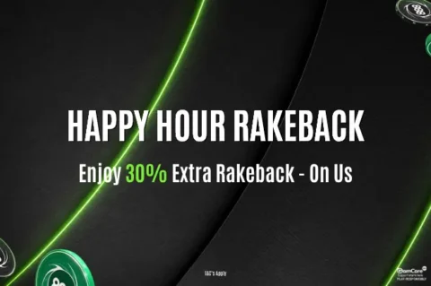 888’s Cash Game Players to Receive 30% Extra Rakeback During Happy Hour