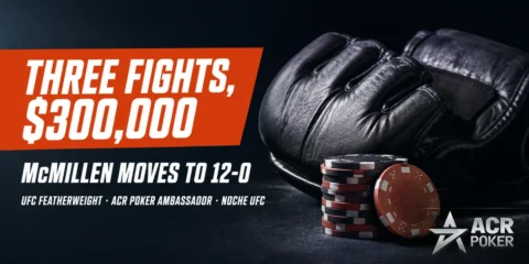 ACR Poker’s Tommy McMillen Has 0,000 in UFC Bonuses From Three Fights