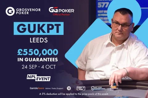 At Least £550,000 Will Be Won During the 2026 GUKPT Leeds Festival
