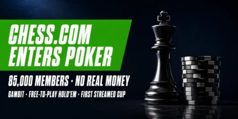 Chess.com Poker Site Gambit Tops 75,000 Members After First Streamed Cup