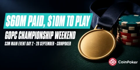 CoinPoker GOPC Passes M Paid Out With M Still to Play on Championship Weekend