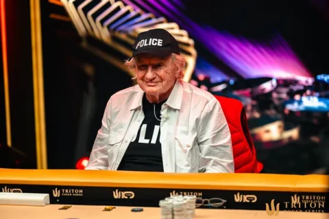Poker Legend Cracks Aces With Quads to Claim Triton Jeju Main Event Lead