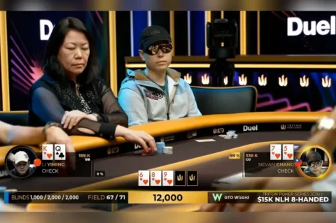 Poker Player Flops Straight Flush to Kick Off Triton Jeju II