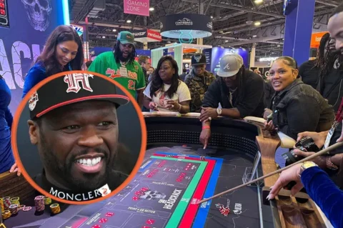 Rap Star 50 Cent’s New Casino Dice Game Unveiled in Las Vegas