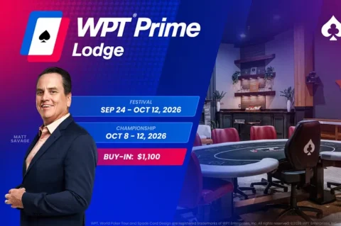 WPT Prime at The Lodge Card Club Starts Oct. 8;  Million Guaranteed