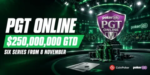 CoinPoker PGT Online: 0M GTD Across Six Series From 8 November