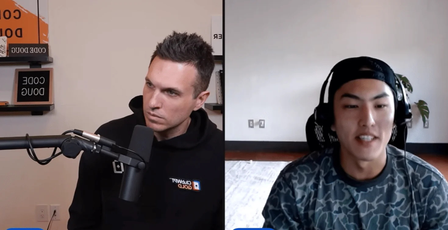 Kevin Gao speaking to Doug Polk about the Lynne Ji stabbing case in a video interview