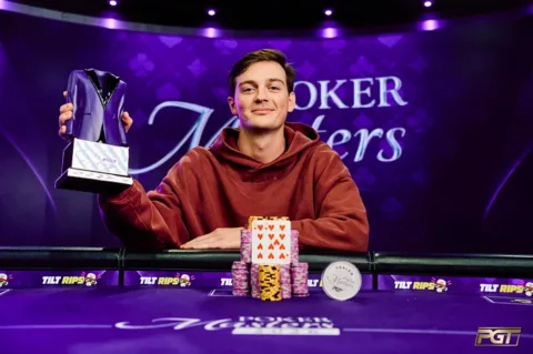 Myles Mullaly Wins First PokerGO Title and 8,400 in Poker Masters Opener