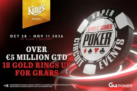 Rings at King’s! WSOP Super Circuit in Rozvadov October 28-November 11